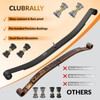 CLUBRALLY Club Car Golf Cart Front Leaf Springs with Bushing