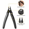 Pack of 10 Electronic Side Cutters Small: 130 mm Mini