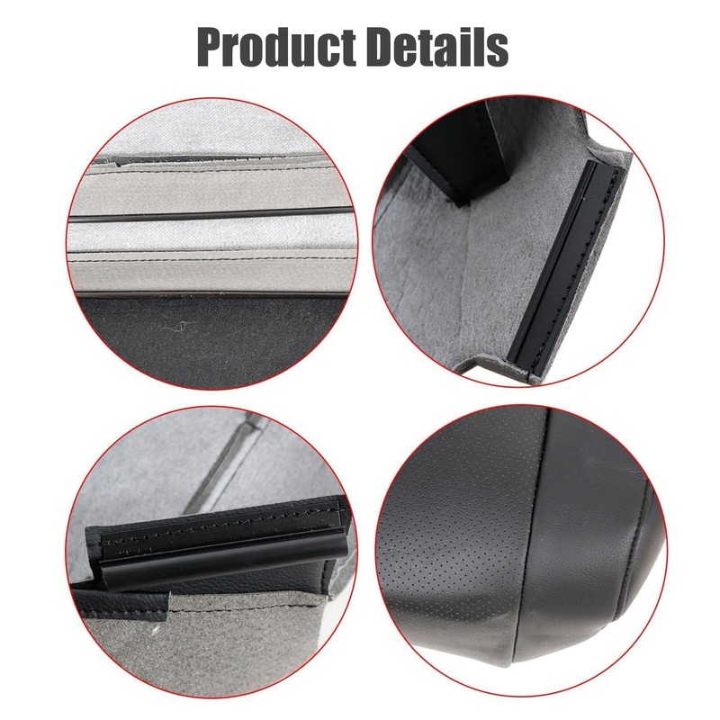 Priprilod Leather Driver Bottom Seat Cover Black （#LC20, LB20 or