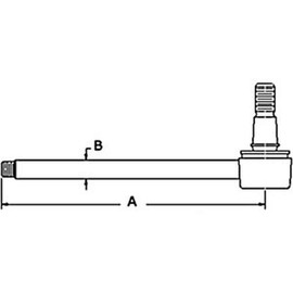 RAParts Aftermarket Tie Rod End Fits Massey Ferguson 240 360 362 1204-0014 3443036M91