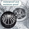 Vastsea Stainless Steel Downpipe Protector, Downpipe Protection 75 mm, Gutter