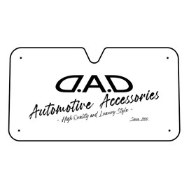 DAD Garson D.A.D Sunshade [HA690-01-03] Large Size Sunshine Windshield Sunshade Garson Black