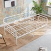 JURMERRY Metal Daybed Frame Twin Size with Steel Slats Platform