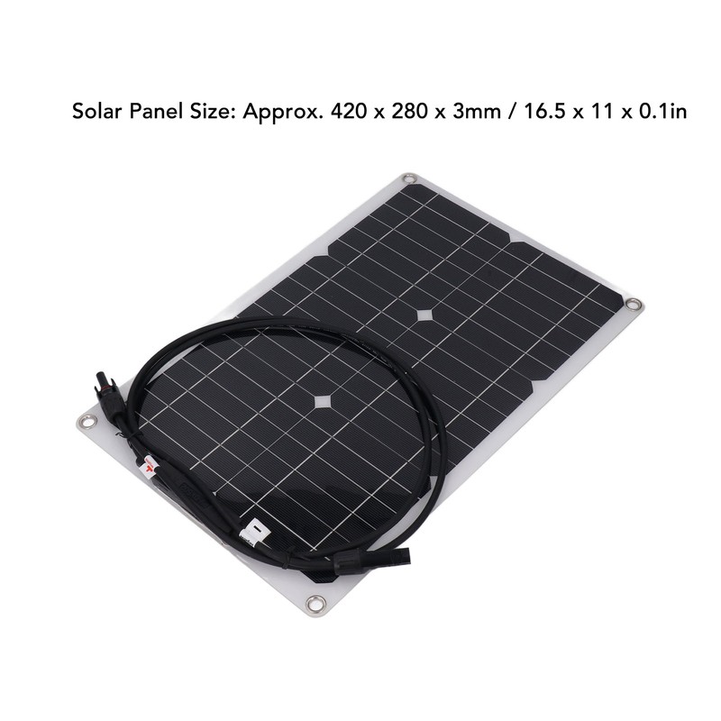 20W 18V Flexible Solar Panel Monocrystalline Solar Charge Board for