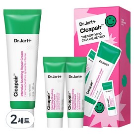 Dr. Jart The Soothing Cica Value Trio Cream 50ml + Cream 7ml x 2p Set, 2 Sets / 닥터자르트 더 수딩 시카 벨류 트리오 크림 50ml + 크림 7ml x 2p 세트, 2세트
