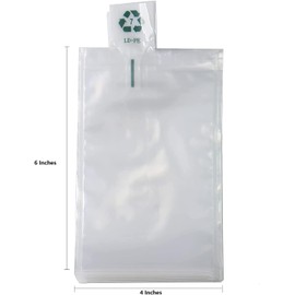 Miupoo Packaging Air Bags,Clear Plastic Inflatable Air Packaging Protector Bag with Free Pump Cushion,Air Inflatable Cushion Blocking Packaging Bag,4x6 Inches,100 Pieces
