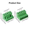 ALAMSCN 5 Sets 5 Pin Pluggable Terminals 5.08 mm Pitch