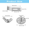Nisorpa Undermount Sink Clips 20 Pack Kit, Undermount Bathroom Sink