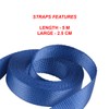 Master Lock 4365EURDAT Ratchet Strap, Blue, 5m x 25mm strap