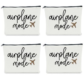 4 PCS Travel Gifts for Women Girls Trip Gifts Girls Weekend Gifts Girls Trip Gifts Favors Makeup Bag Weekend Bags for Women Friend Besties Traveler Her Vacation Holiday Bachelorette Party Cosmetic Bag