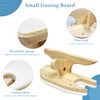 DE-LIANG Tailors Ironing Board with Pine Wood Base, Cotton Cover