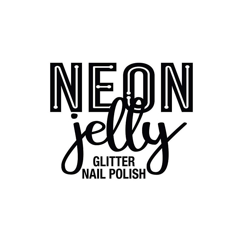 L.A. COLORS Neon Jelly Polish, Purple Shock CNL367