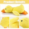 Beojonvy Interactive Dog Toy, Indestructible, Anti-Stress Duck Dog, Squeaky Toy,