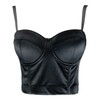 ELLACCI Velvet Soft Bustier Crop Top Push Up Women's Corset