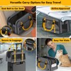 PAWZIDEA Center Console Dog Car Seat, Enclosed Small Dog Armrest