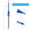 EANOSIC Extra Long 3 inch Spiral Router Bits Up Down