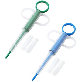 Pack of 2 Tablet Feeder, Medication Feeder Pet Pusher Syringe Pet Pusher Syringe Tablet Dispenser for Cats Small Dogs