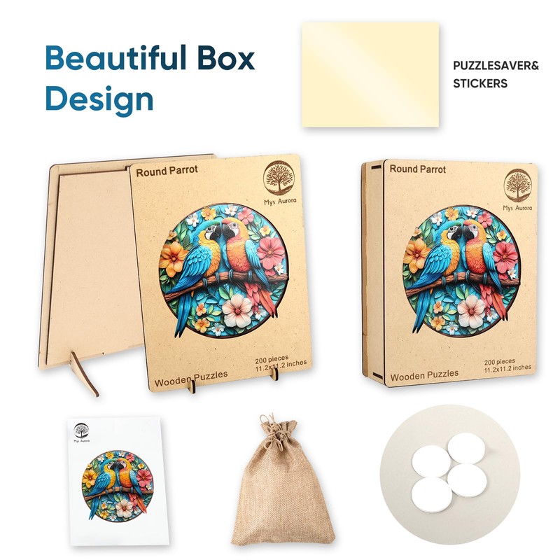 Mys Aurora Round Parrot 500Pcs