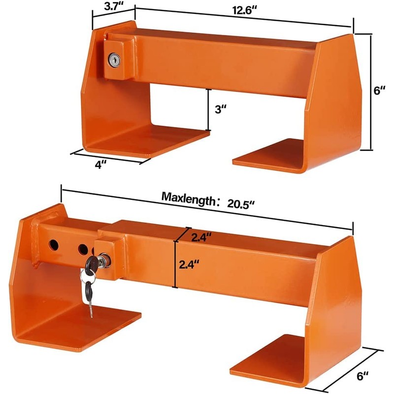 DorBuphan Shipping Container Lock, Heavy Duty Equipment Lock Cargo Door