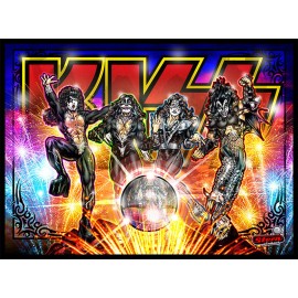 KISS Pinball Alternate Translite  HIGHEST QUALITY RESOLUTION!  Choose 1 of 2