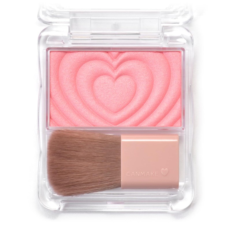 Canmake Powder Cheeks P01 Powerful Pink, 0.07 oz (1.8 g),