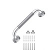 12inch/30cm Anti Slip Shower Wall Grab Bar Handle, Knurled Stainless