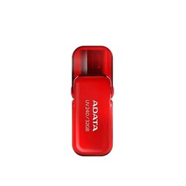 PSA COMPUTO Y PAPELERIA Kit 40 Piezas Memoria USB 32 GB ADATA (Modelo AUV240-32G-RRD) Flash Drive Rojo 2.0, Compatibilidad Completa, USB Tipo A con Capucha Abatible