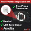 Parts N Go Heated Turn Signal Mirror Glass Replacement Set