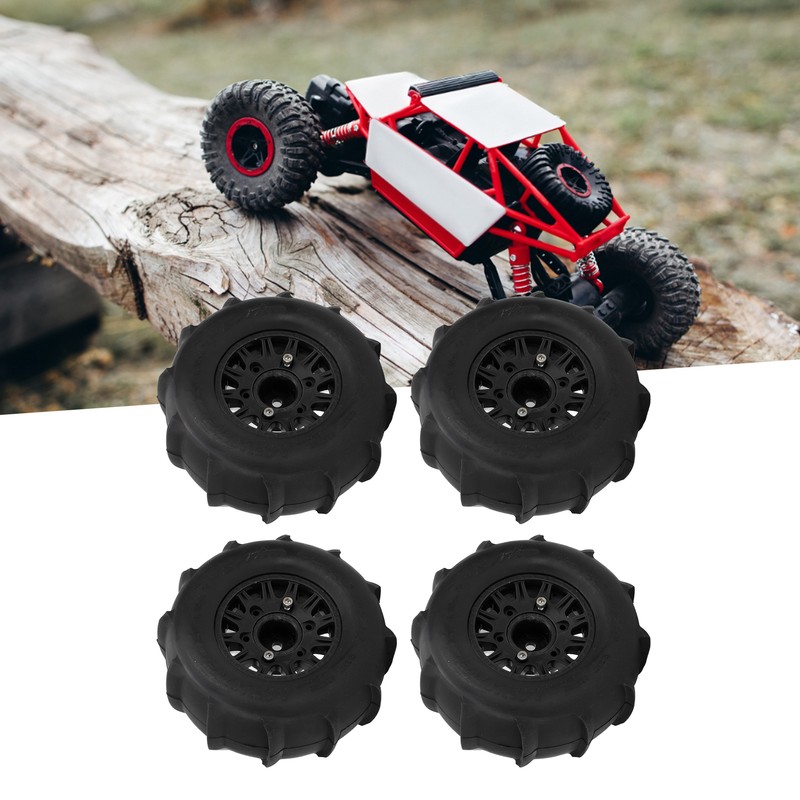 4 PCS RC Car Snow Wheels Tires Excellent Grip Thickened