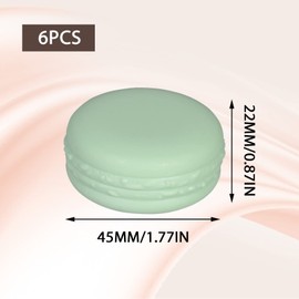 Small Travel Pots, 6PCS Travel Jars For Toiletries, 10ml Mini Cosmetic Jars Travel Pots For Toiletries Reusable Plastic Makeup Sample Pots with Leakproof Lids for Creams, Lotions, Condiments, Jewelry