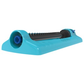 Aqua Joe SJI-OMS16 Indestructible Oscillating Sprinkler with Adjustable Spray and Metal Base, 3600 Sq. Ft. Coverage Max, 70-Foot Spray Distance Max, and 37.8-Foot Spray Width Max