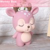 Innovative Cute Cartoon Deer Shape Money Box Money Saving Jar
