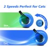 wisafoi 2Pcs Interactive Cat Toy for Indoor Cats, Speedy Ball
