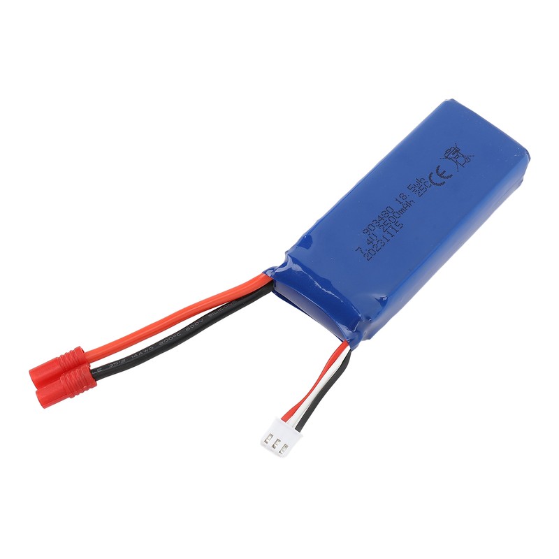 RC Drone Lipo Battery 7.4V 2500mAh Overcharge Prevent Short Circuit