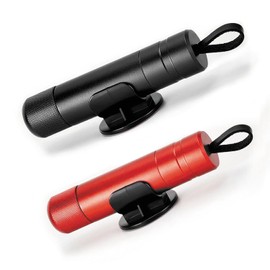 ACEBON 2-in-1 Emergency Hammer for Car, Seat Belt Cutter & Emergency Hammer, Emergency Hammer Car with Belt Cutter, Car Emergency Escape Tool (Black & Red)