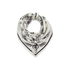 Madewell Women's Silk Bandana, Lighthouse, Standard