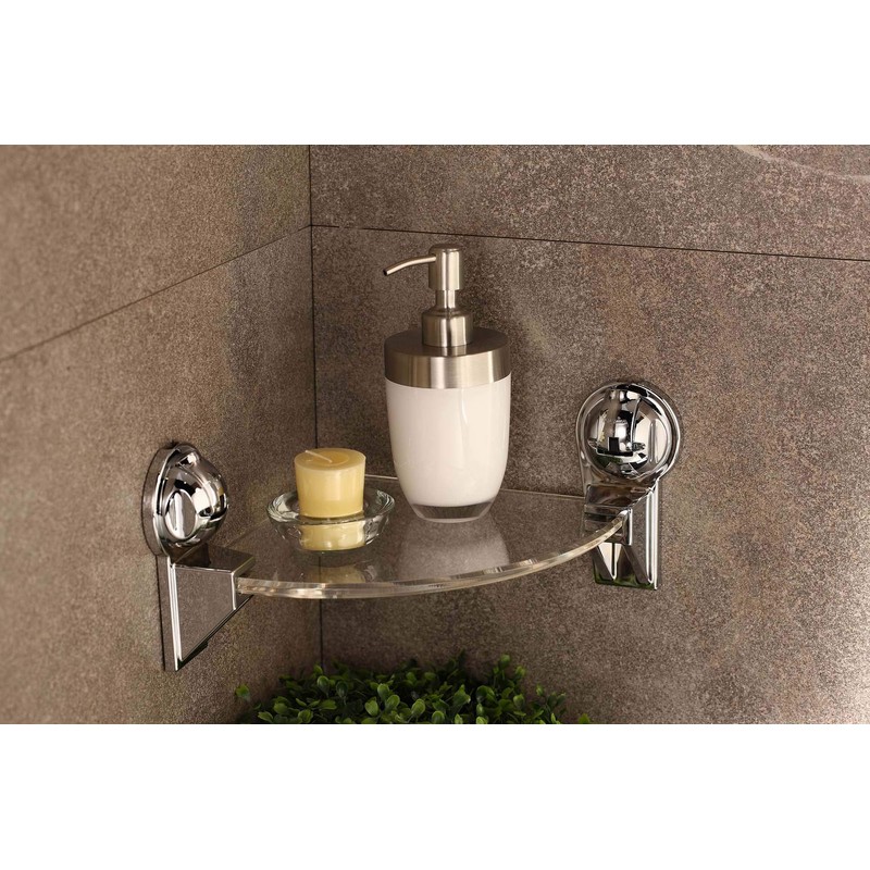 FECA FE-B1007 - Soporte de pared rectangular impermeable transparente, Angular,