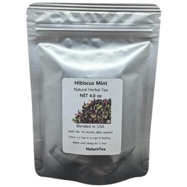 Hibiscus Mint Tea - Loose Leaf - By Nature Tea (1 oz)