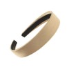 2.5cm (1") Gold Satin Covered Plastic Alice Band Hair Band
