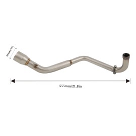Unbranded Low Mount Exhaust System Headers Muffler Pipe For Honda Grom MSX 125 2013-2024