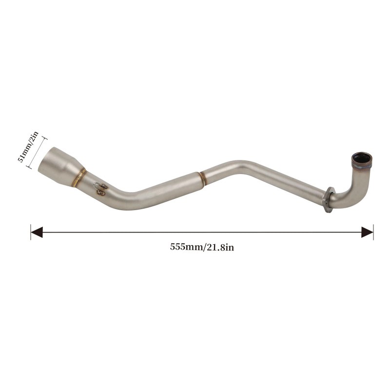 Unbranded Low Mount Exhaust System Headers Muffler Pipe For Honda
