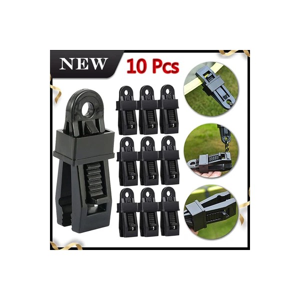 Unbranded 10pcs Adjustable Heavy Duty Lock Grip for Tarp &