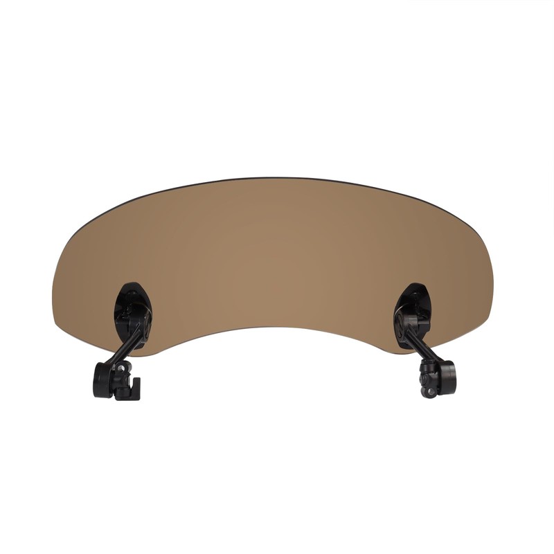 36cm Motorcycle Wind Deflector Clear Lens Adjustable Clip Windshield Extension