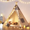 besrey Teepee Tent for Kids with Light & Mat, Toddler