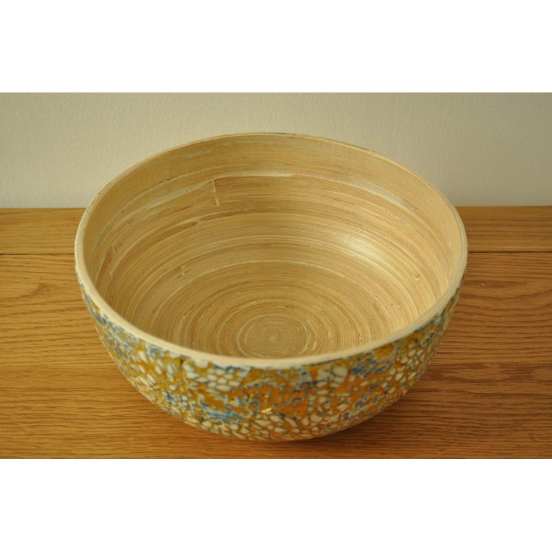 bamboo bowl, wooden round bowls, handmade wood fruit bowl sweet