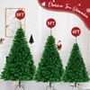 ULICO 4ft Artificial Green Christmas Tree,Premium Spruce Xmas Tree with