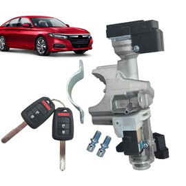 39730-T2A-A0 Ignition Lock Cylinder Switch with 2 Remote Key (Without chip) Compatible with Honda Accord 2013-2017 2.0L 2.4L 3.5L
