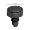 Durlo 3Pcs Cue Butt Protectors Pool Cue Bottom Cover Rubber