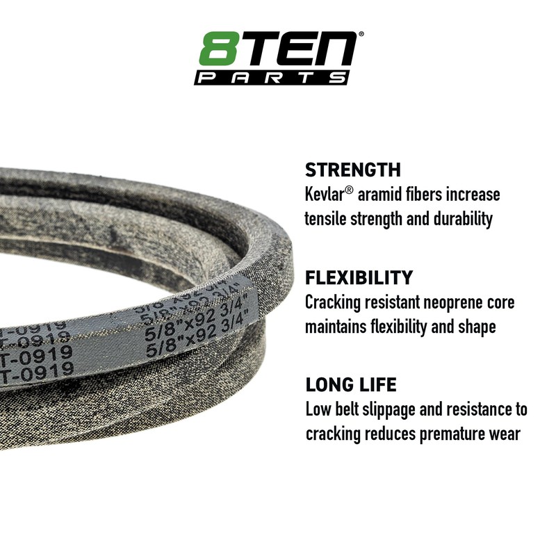 8TEN Belt with Kevlar for Exmark Toro Lazer Z DS