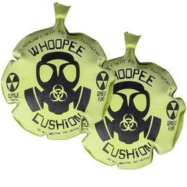 GTR SOURCE 12" Mighty Whoopee Cushion – Gag Gift – Green - Fun Classic Fart Pillow - Prank Sounds - Fart Whoopee – (Pack of 2).